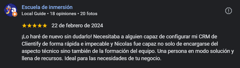 Immerse'Ya Review Nico Rocha