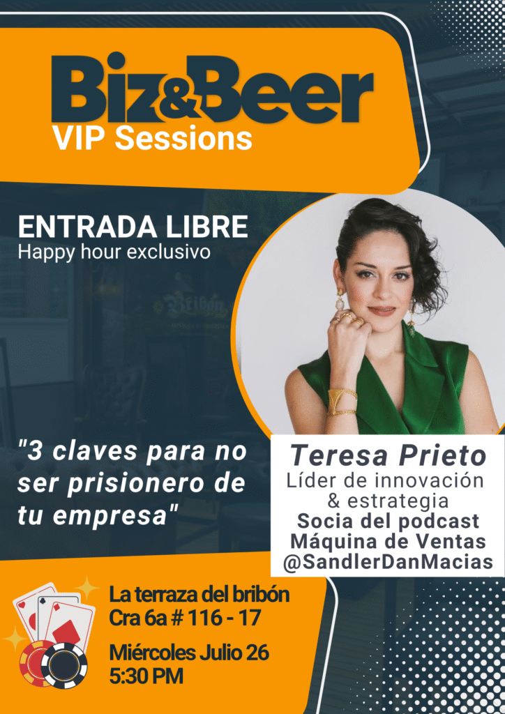 Biz&Beer VIP 1 Flyer Tere Prieto
